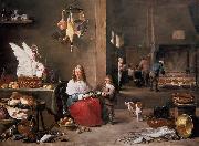 TENIERS, David the Younger Kitchen Scene (mk14) oil painting picture wholesale